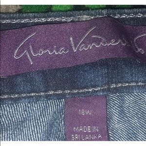 Gloria Vanderbilt Amanda women’s jeans 18w stretch